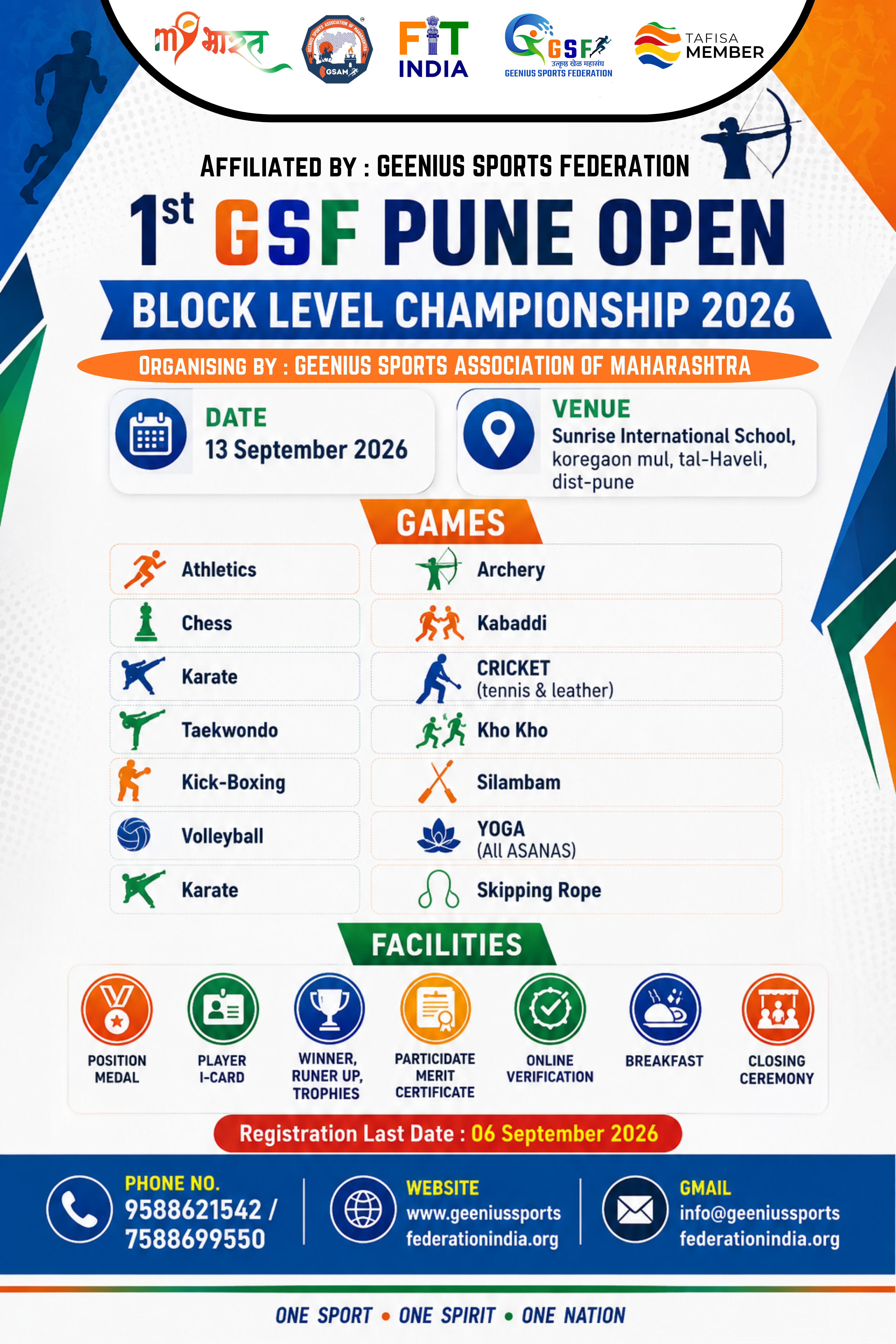 1st GSF PUNE OPEN BLOCK LEVEL CHAMPIONSHIP 2026